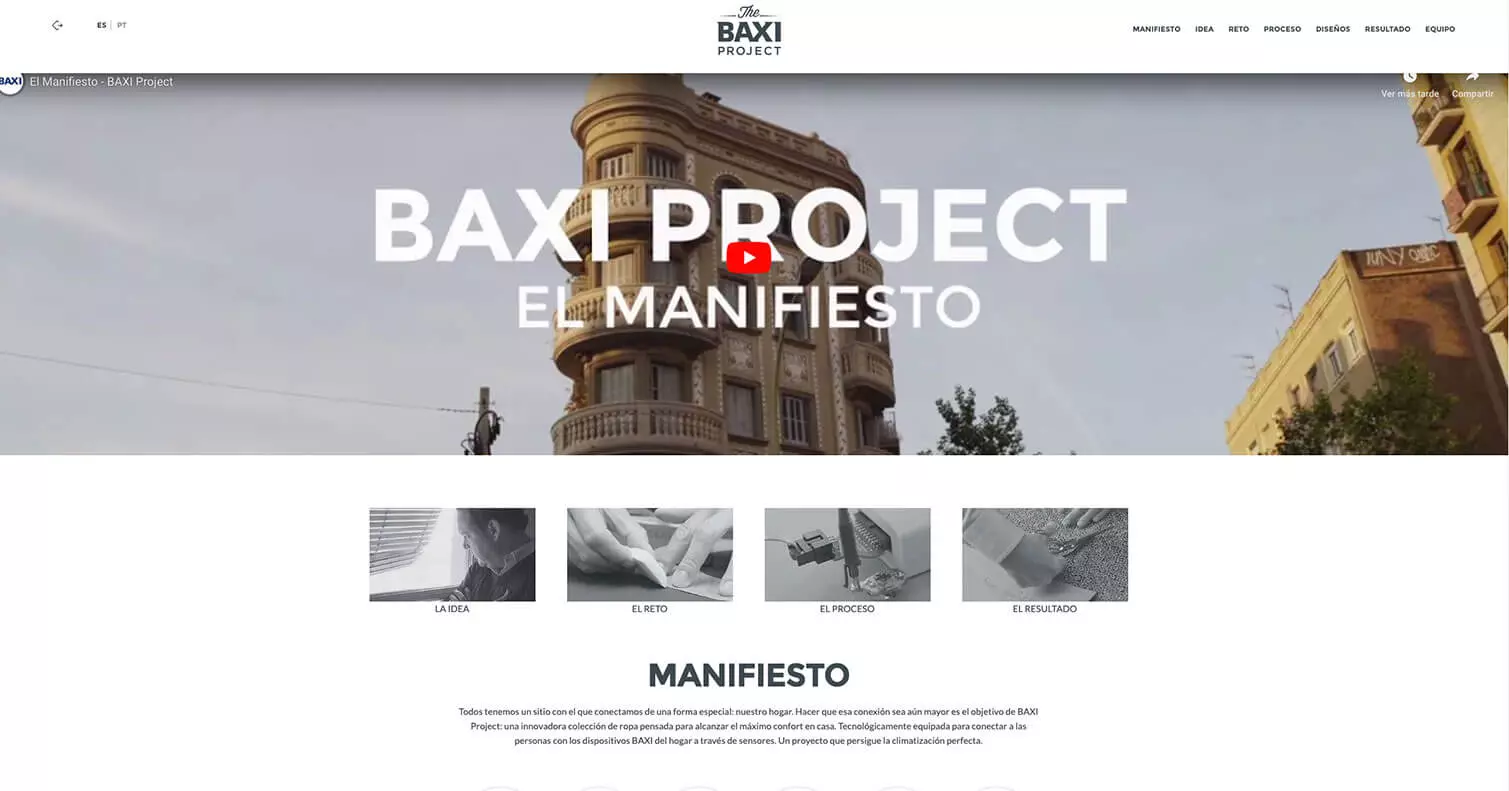 Captura del proyecto BAXI Project