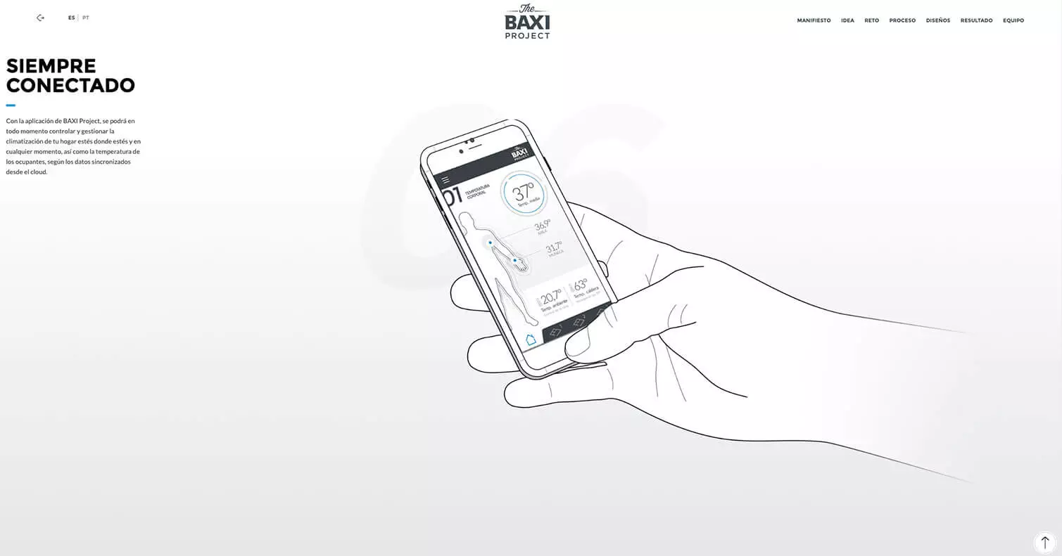 Captura del proyecto BAXI Project