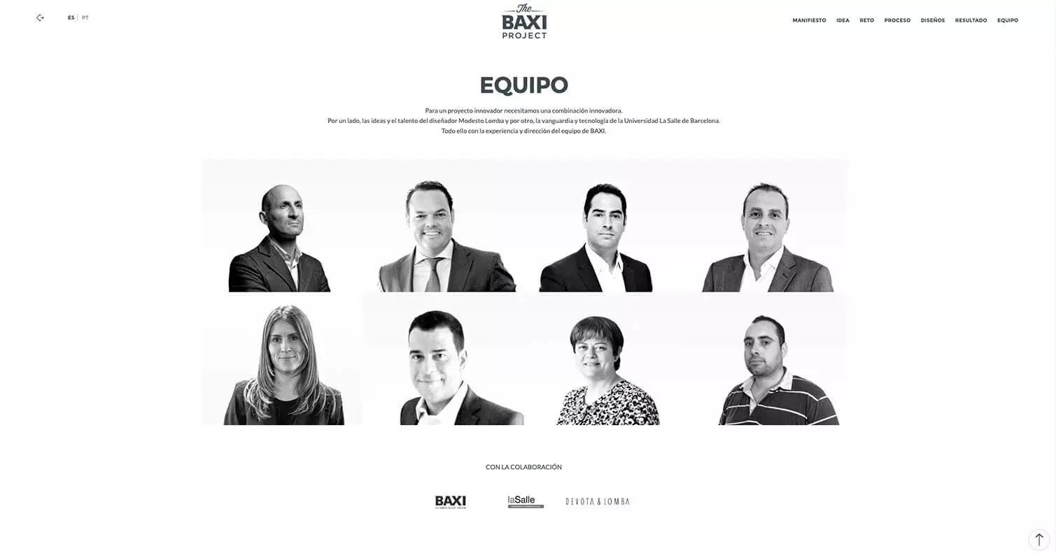 Captura del proyecto BAXI Project