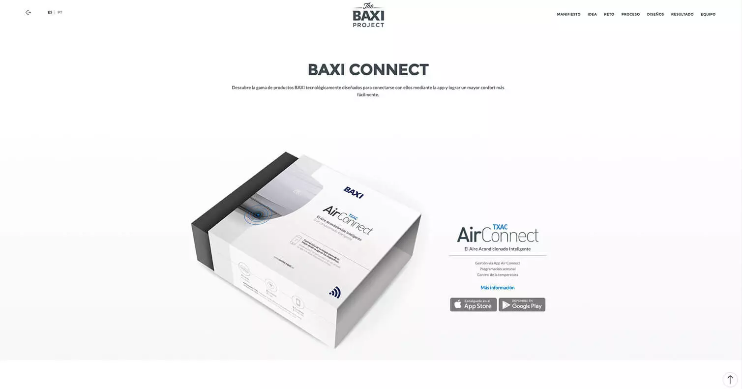 Captura del proyecto BAXI Project