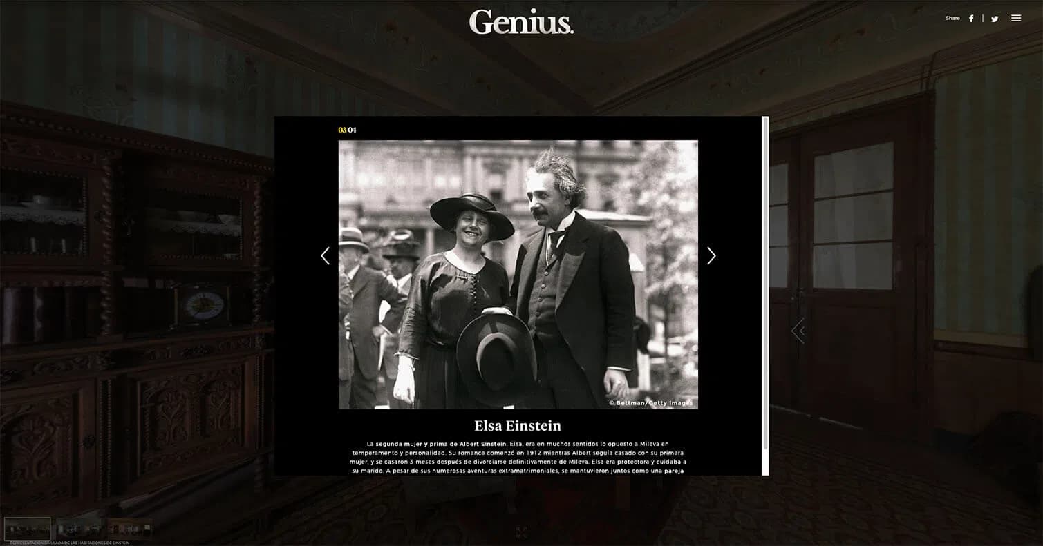 Captura del proyecto Genius