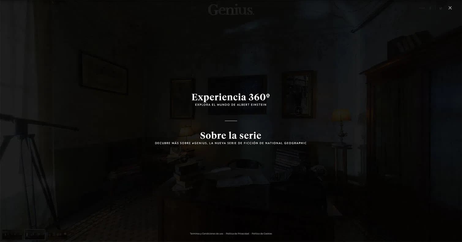 Captura del proyecto Genius